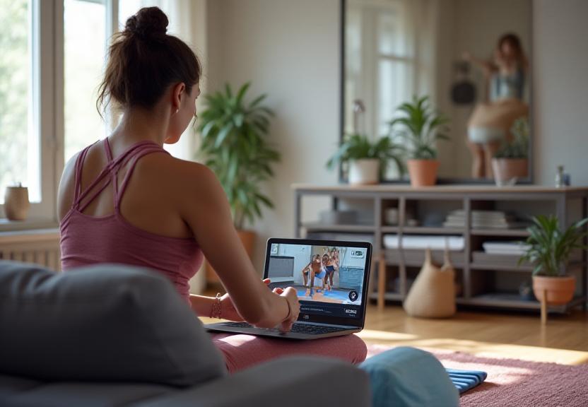Online Fitness und Hybrid Training
